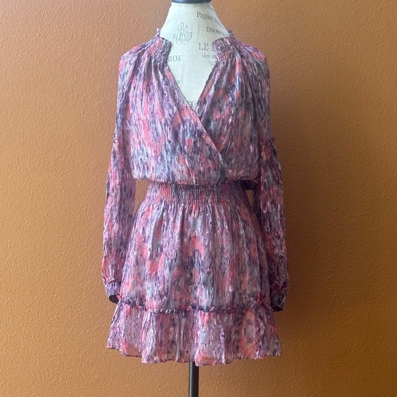 Parker “Parma Burnout Dress” Silk/Viscose Size Small New Without Tags! - Picture 7 of 10
